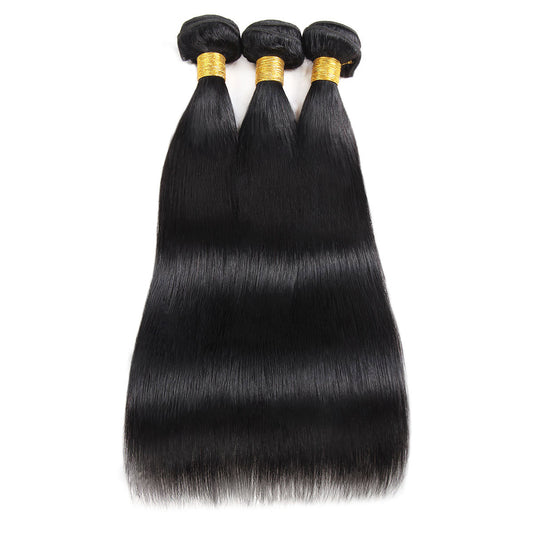 [3-Bundle Discount] Elfewigs Straight, 100% Virgin Hair, Tangle-Free, Dyeable & Styleable